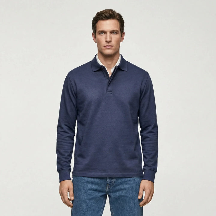 Langarm Polo Shirt Stil - Ilias