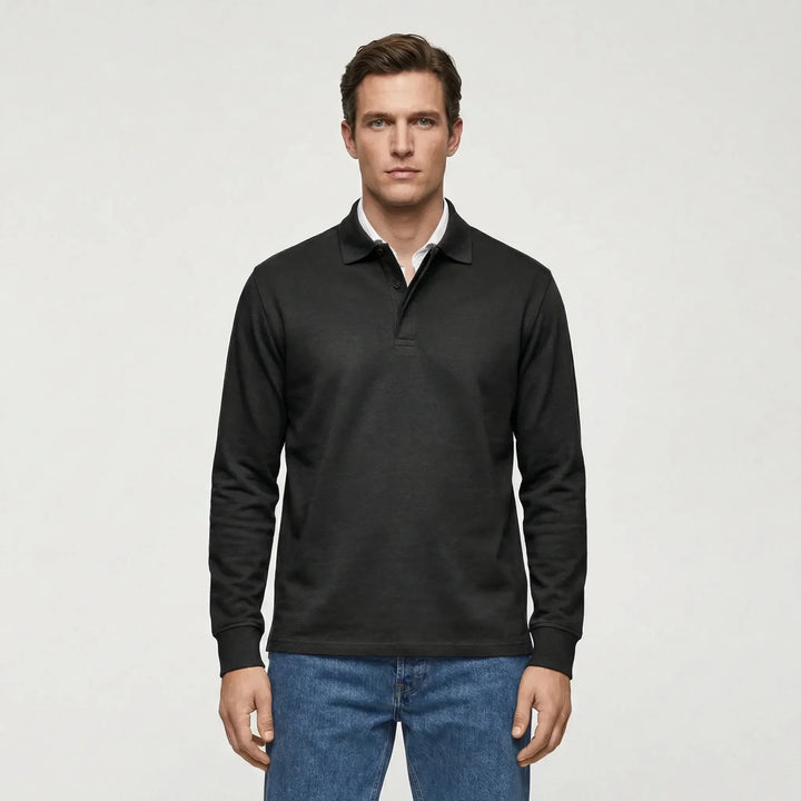 Langarm Polo Shirt Stil - Ilias