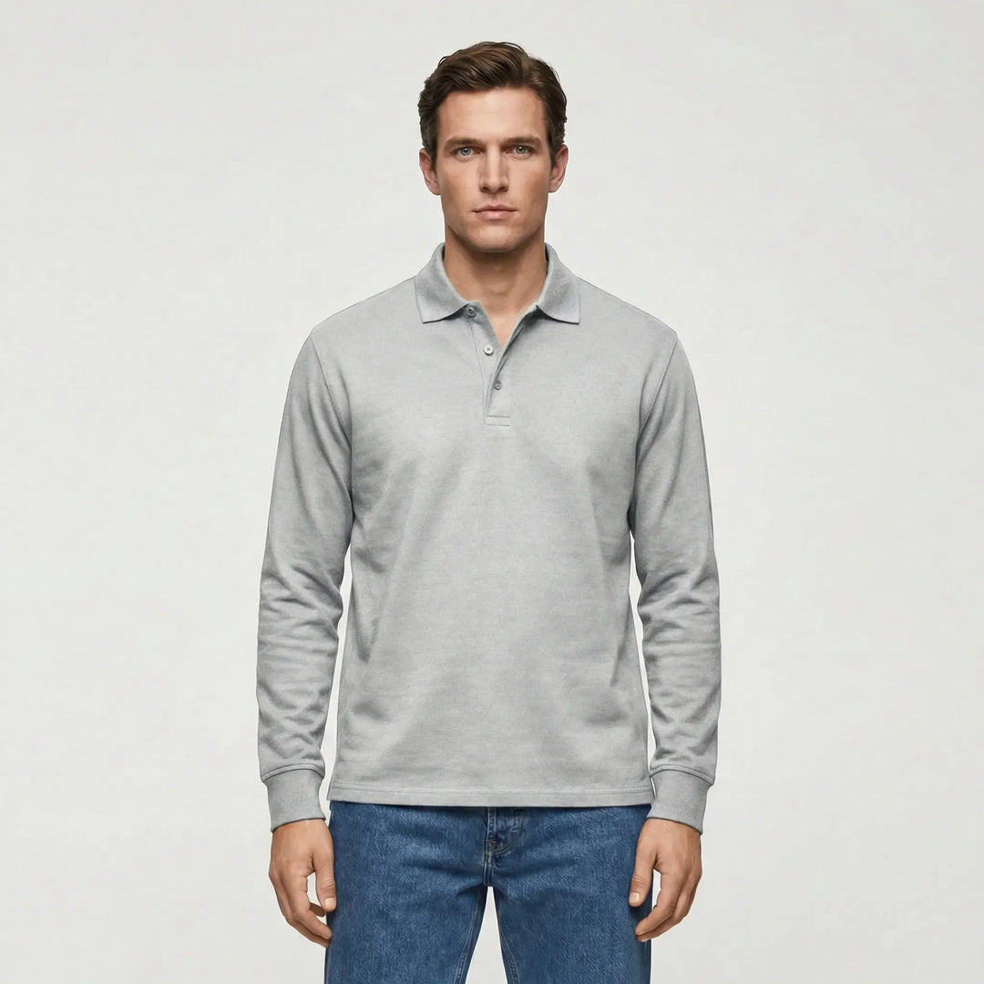 Langarm Polo Shirt Stil - Ilias