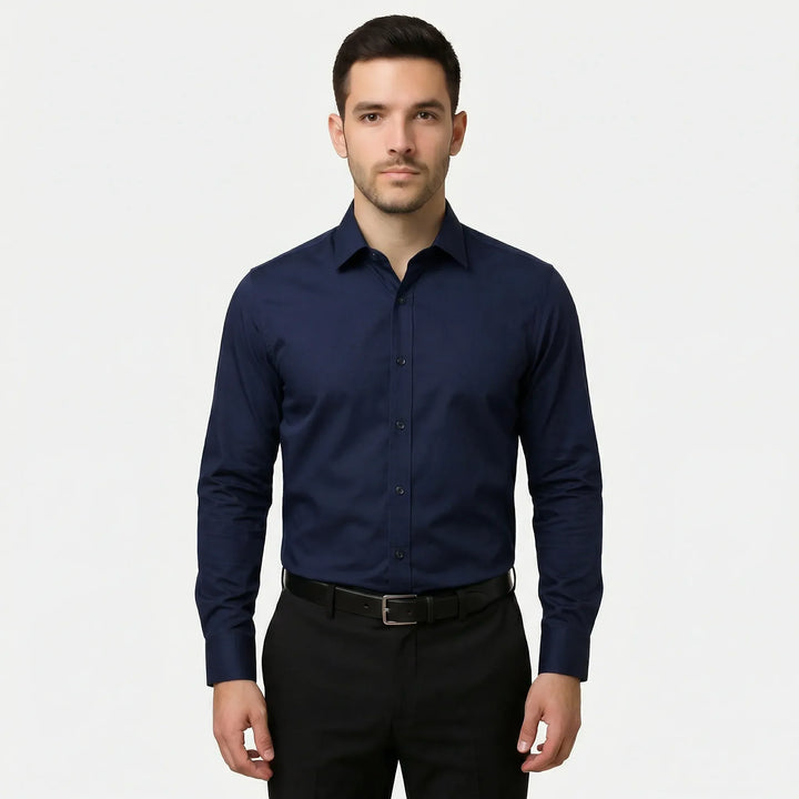 Langarm Slim Fit Hemd - Kian