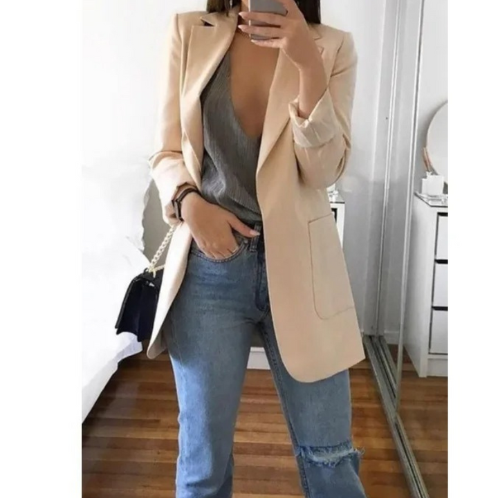 Trendi Hosszú Női Blézer - Valentina