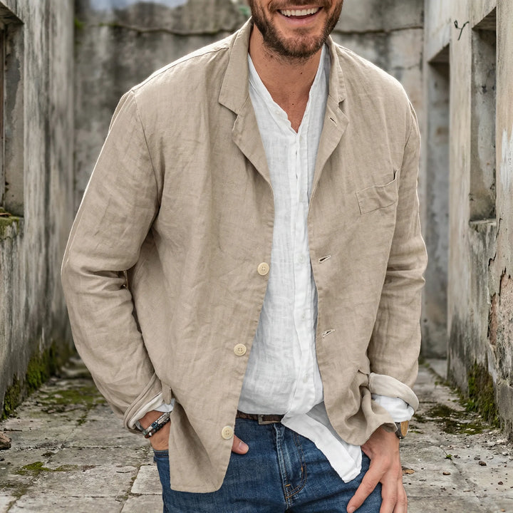 Leichte Jacke Mit Knopfleiste - Henrick