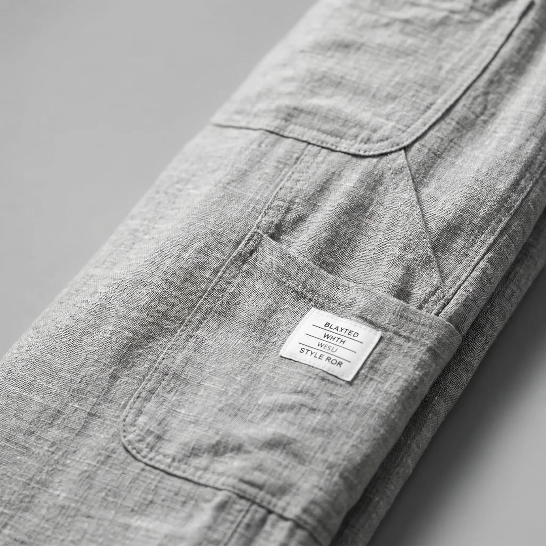 Loose Straight Leg Trousers -  Neal