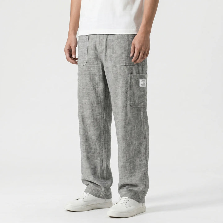 Loose Straight Leg Trousers -  Neal