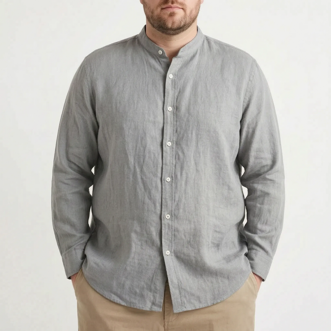 Men's Stand Collar Shirt -  Harry