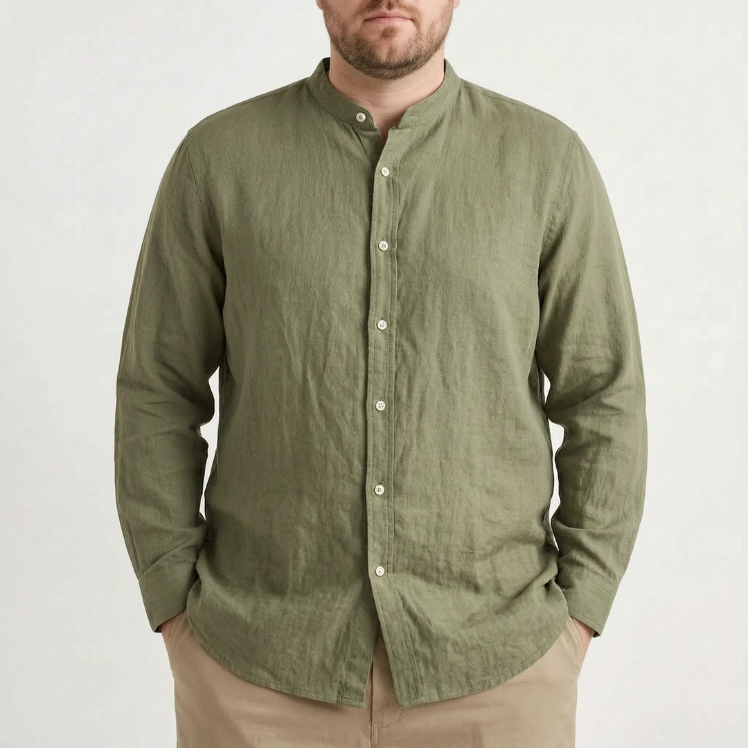 Men's Stand Collar Shirt -  Harry
