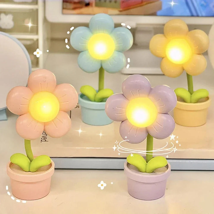 Kis Virág Nyugtató Asztali Lámpa - BlossomGlow