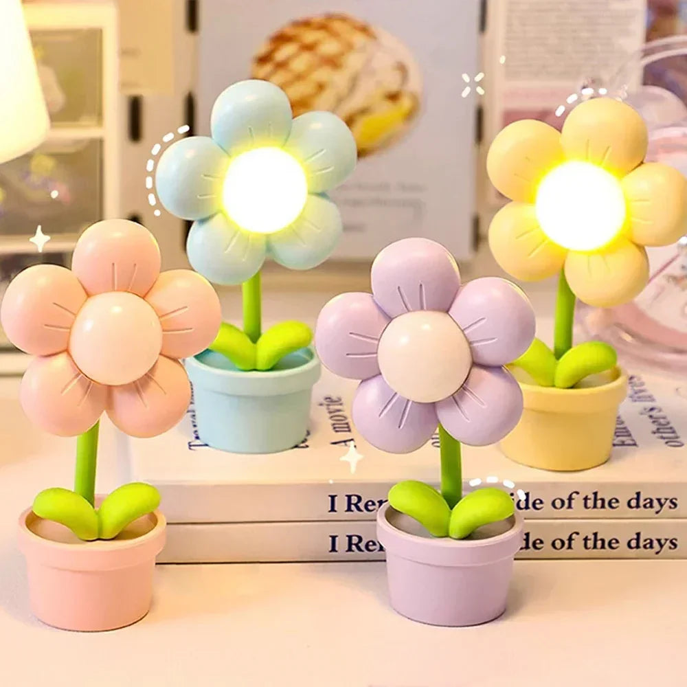 Kis Virág Nyugtató Asztali Lámpa - BlossomGlow
