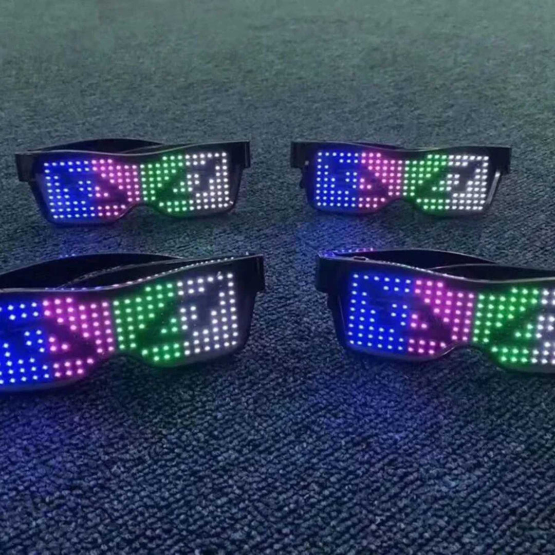 App-programozható LED ünnepi szemüveg - GlowBeat