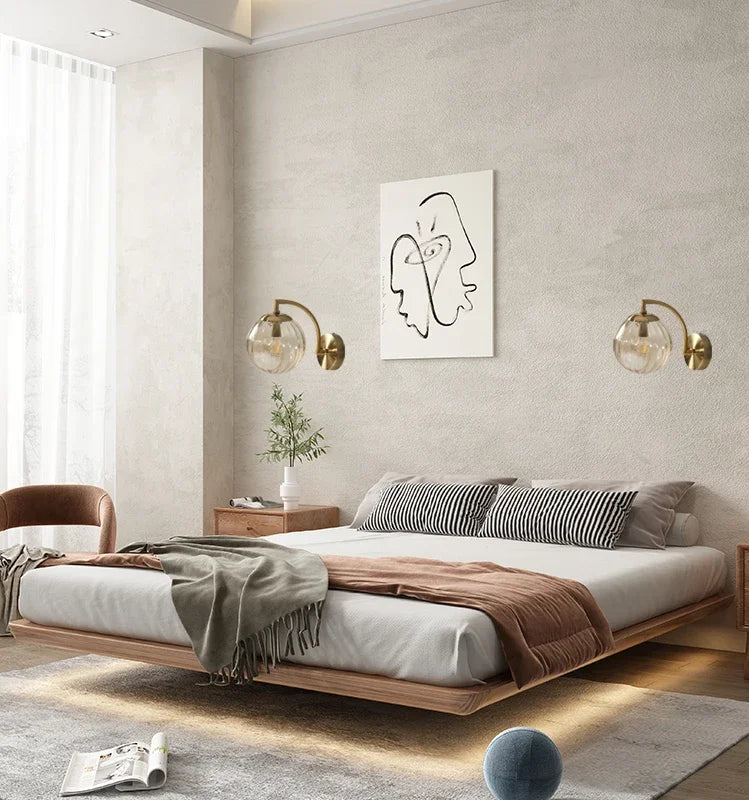 Luxus Modern üveg Fali Lámpa - CrystalGlow