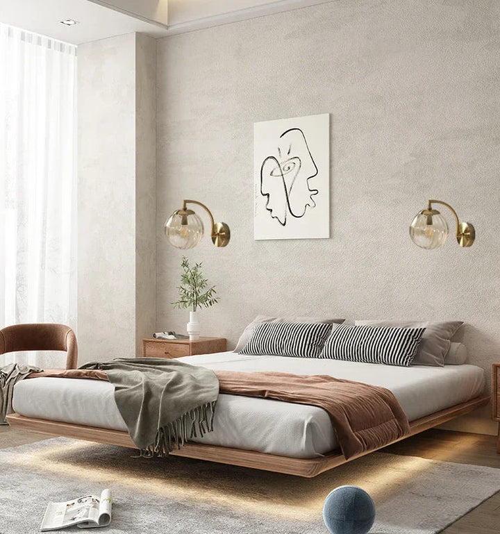 Luxus Modern üveg Fali Lámpa - CrystalGlow