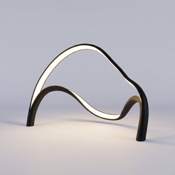 Modern Sculptural Table Lamp - Arcelle