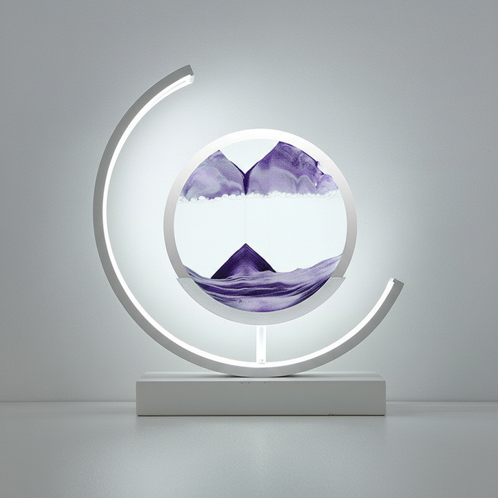 Moderne 3D Sandschalen Tischlampe - Aequora