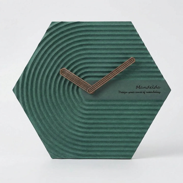 Moderne Sechseckige Wanduhr - HexaPulse