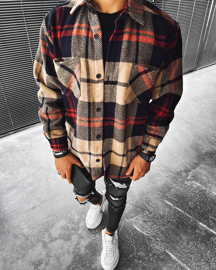 Unisex Oversize póló csíkos, hosszú ujjal és modern dizájnnal – Elvano