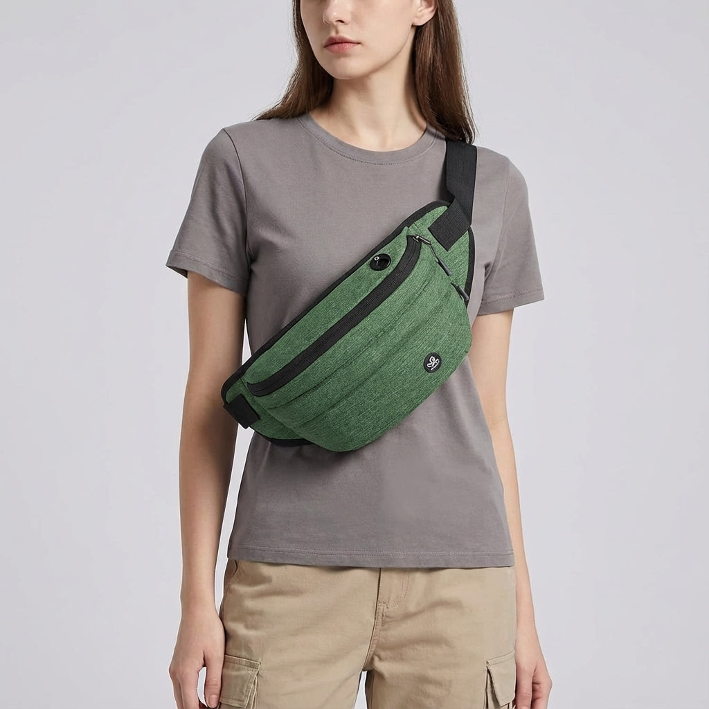 Nylon Multi Pocket Sling Tas - FlexSling