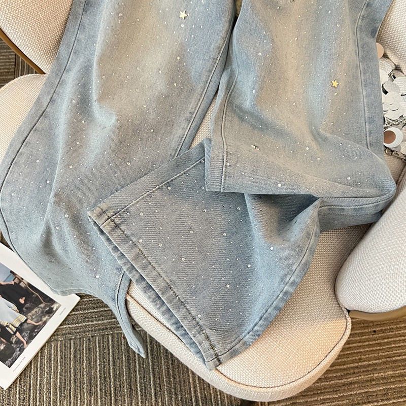 Női csillogó farmer a ragyogó megjelenésért - Jade