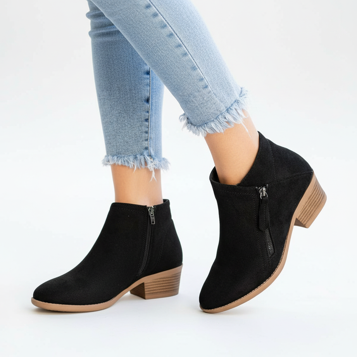 Orthopädische Lederne Stiefeletten - Leah