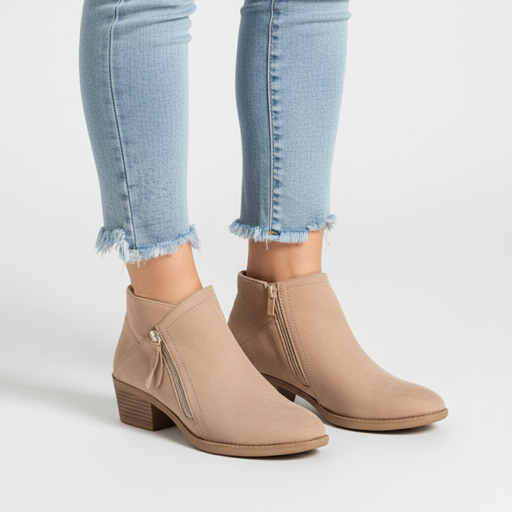 Orthopädische Lederne Stiefeletten - Leah