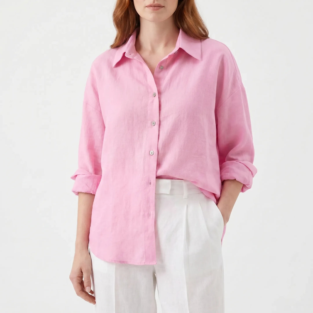 Oversized Button-Down Shirt -  Maureen