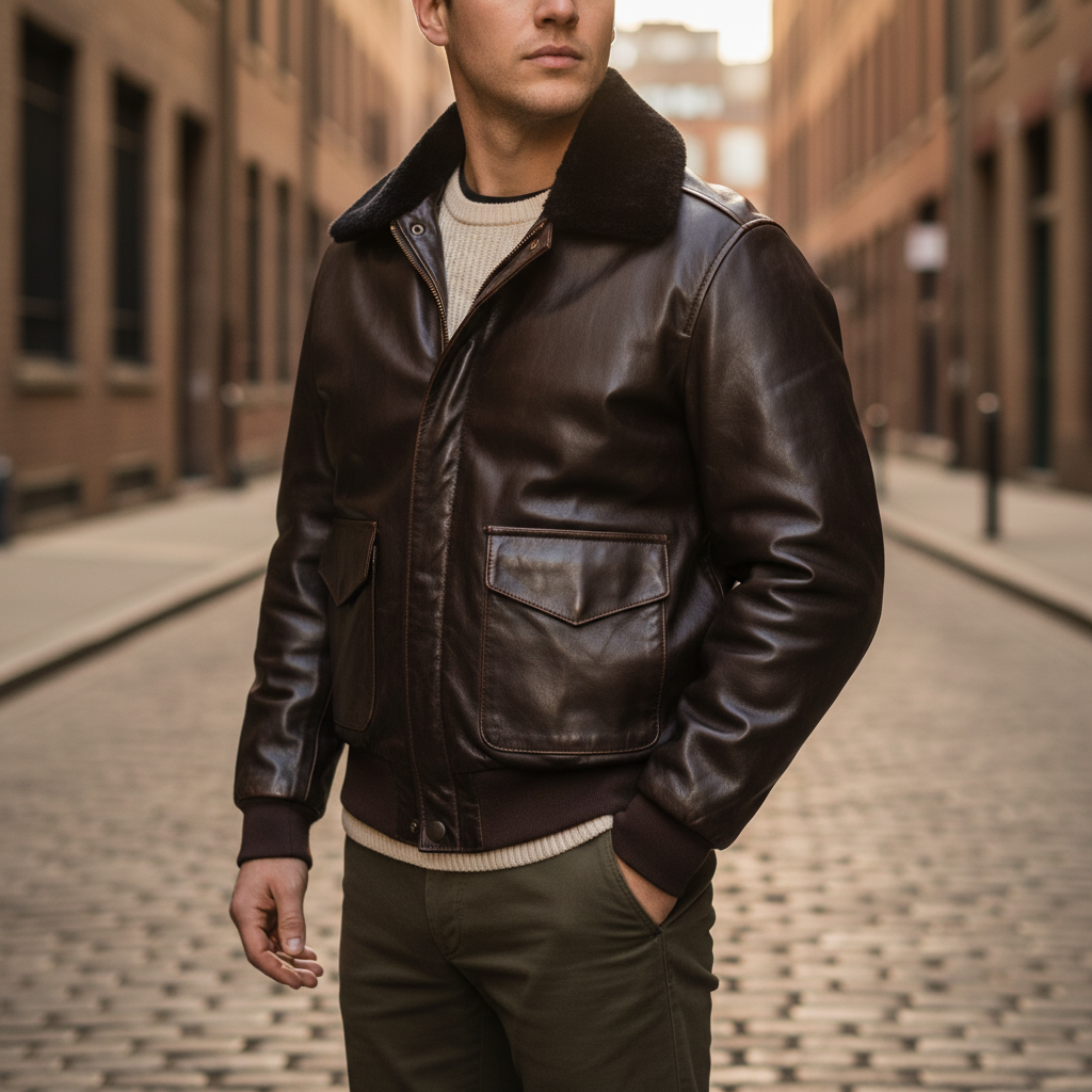 Pilotenjacke Mit Kragen - Marshall