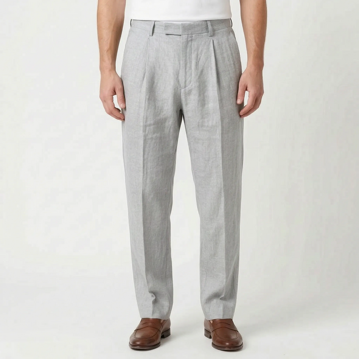 Pleated Smart Casual Trousers -  Caleb