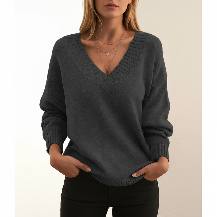 Pullover Mit V-Ausschnitt - Angelika