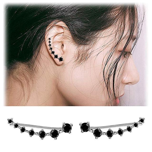 Glamour | Csillogó Cirkónia 925 Sterling Ezüst Fülbevaló