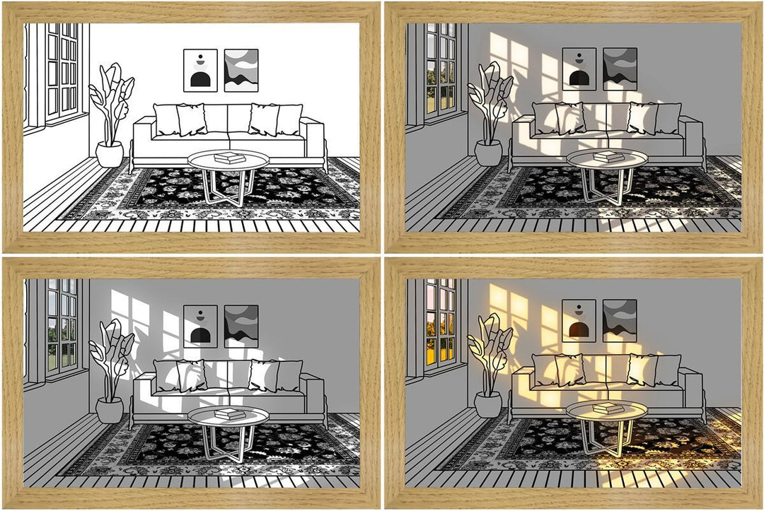 LED világító festmény – Luminza