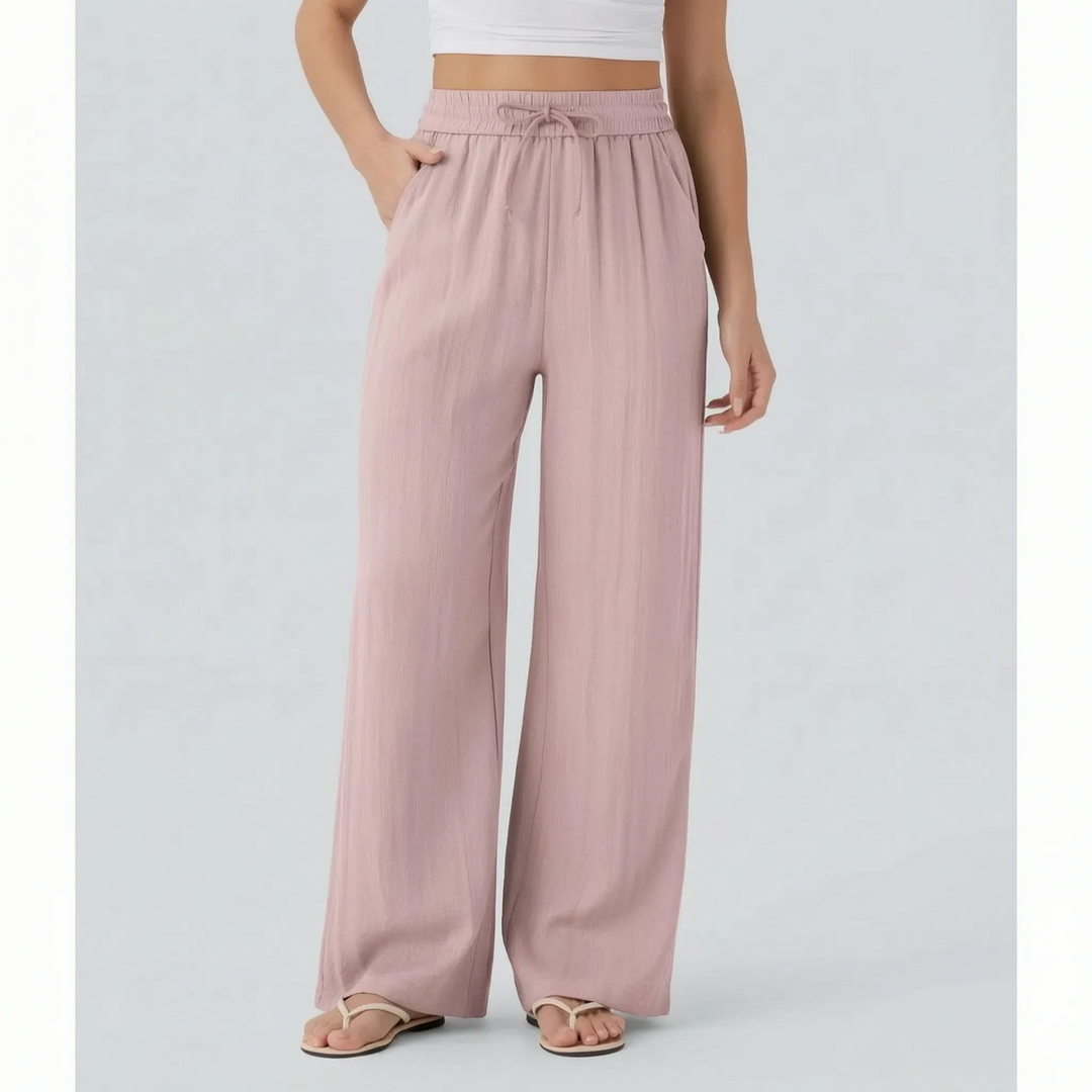 Relaxed Wide-Leg Casual Trousers - Julie