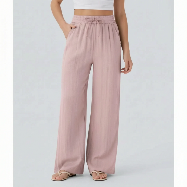 Relaxed Wide-Leg Casual Trousers - Julie