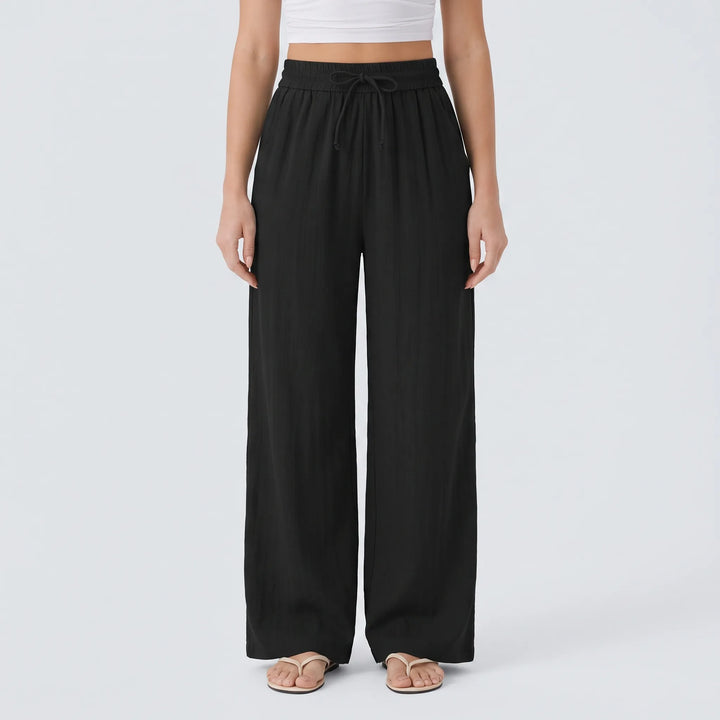 Relaxed Wide-Leg Casual Trousers - Julie