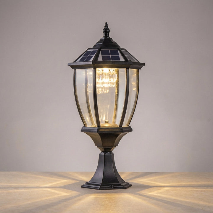 Retro Hexagon Outdoor Lantern - Solvante