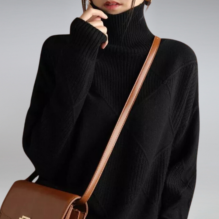 Rollkragenpullover Mit Weiter Passform - Luzie