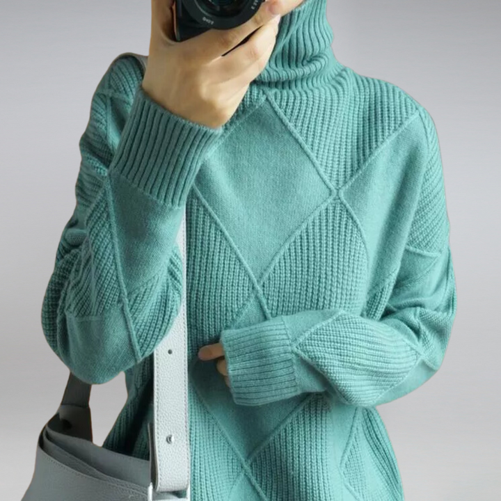 Rollkragenpullover Mit Weiter Passform - Luzie