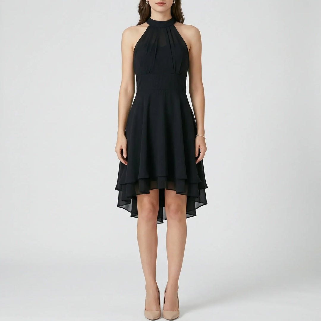 Romantisches Abendkleid Mit Volants - Jessie