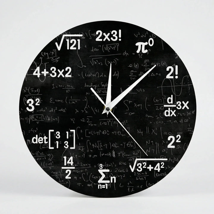 Runde Motiv-Wanduhr - NumeriClock