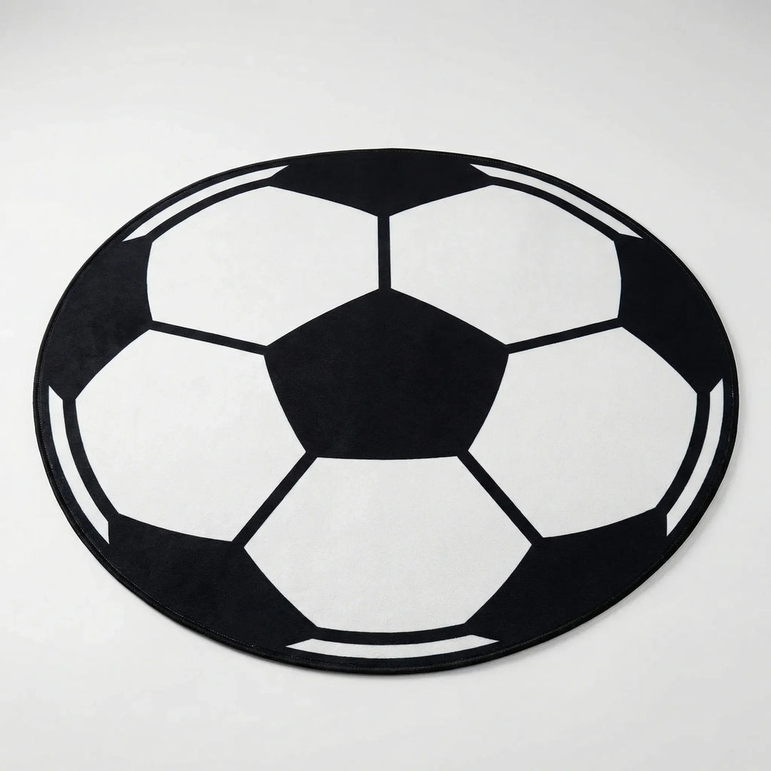 Runder Teppich Mit Sportmotiv - Kickora
