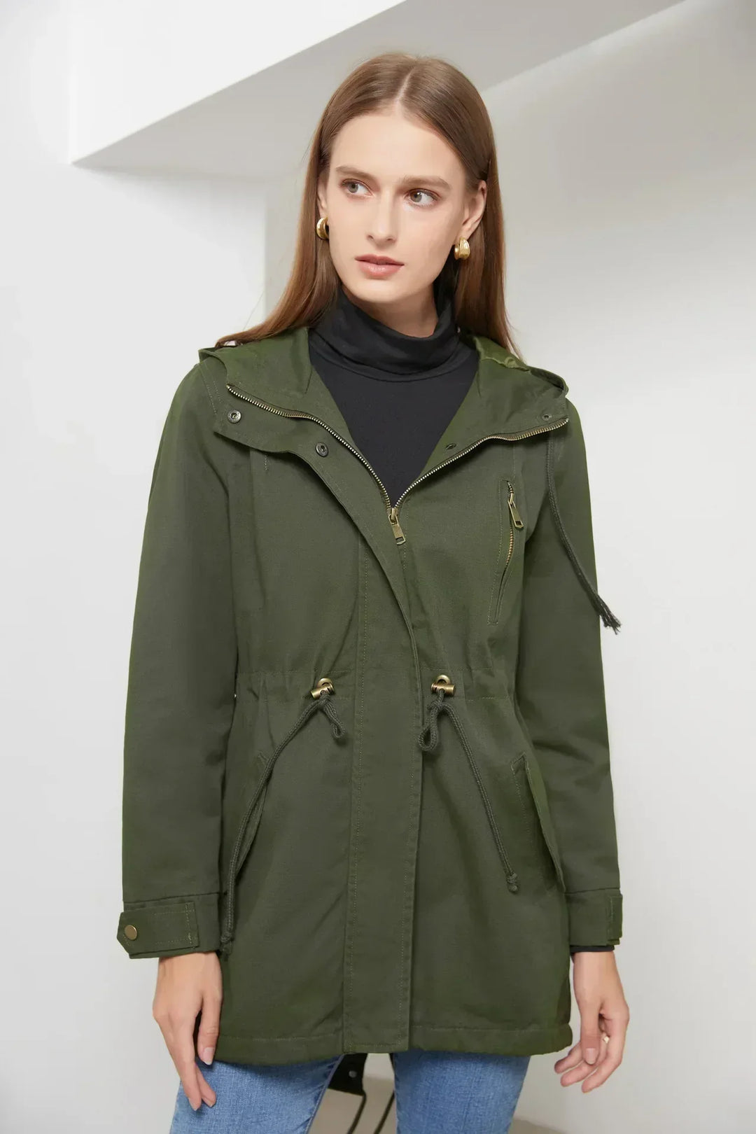 Stílusos női kapucnis dzseki – Marielle Őszi varázs kiadás