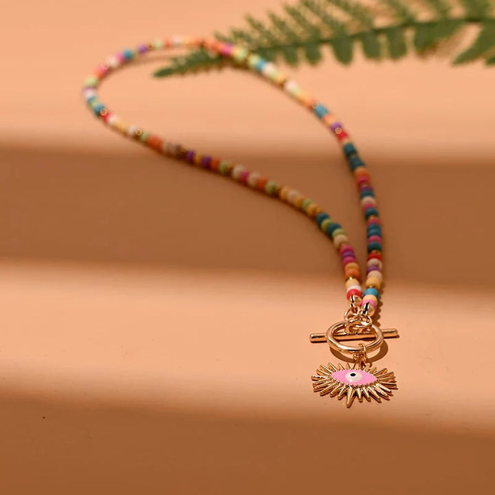 Gonosz Szem Gyöngyös Choker Nyaklánc
