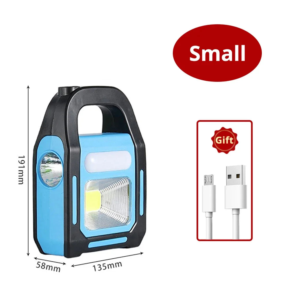 Újratölthető USB Campinglámpa Powerbank-kel - SolarGlow