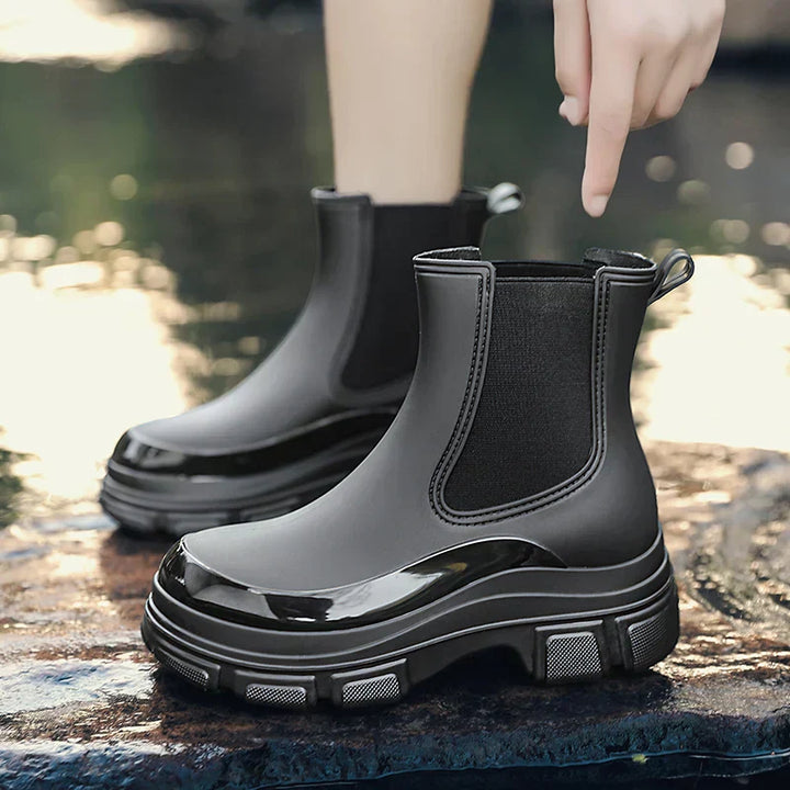 Női Chelsea esőcsizma Chunky platformtalppal – Elara