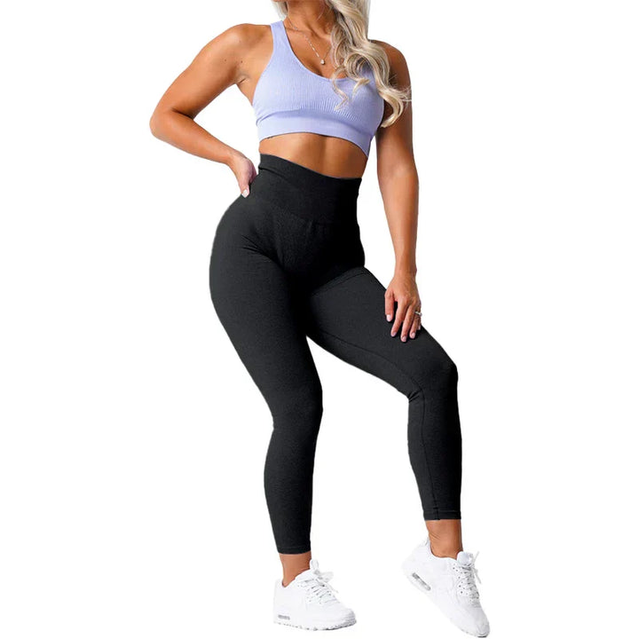 Zökkenőmentes jóga leggings stretch derékkal és tökéletes illeszkedéssel – Freya