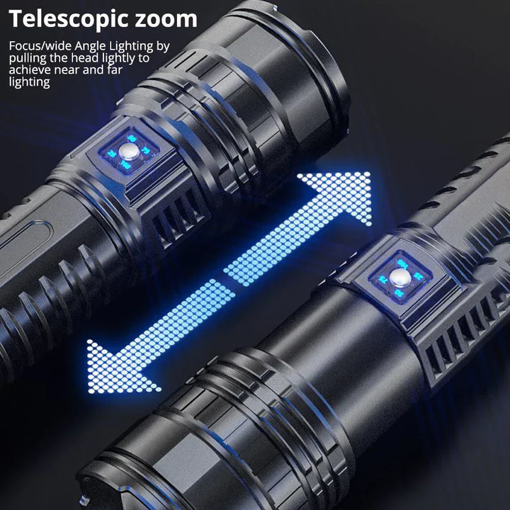 Újratölthető 10000 Lumen LED Zseblámpa – Striker
