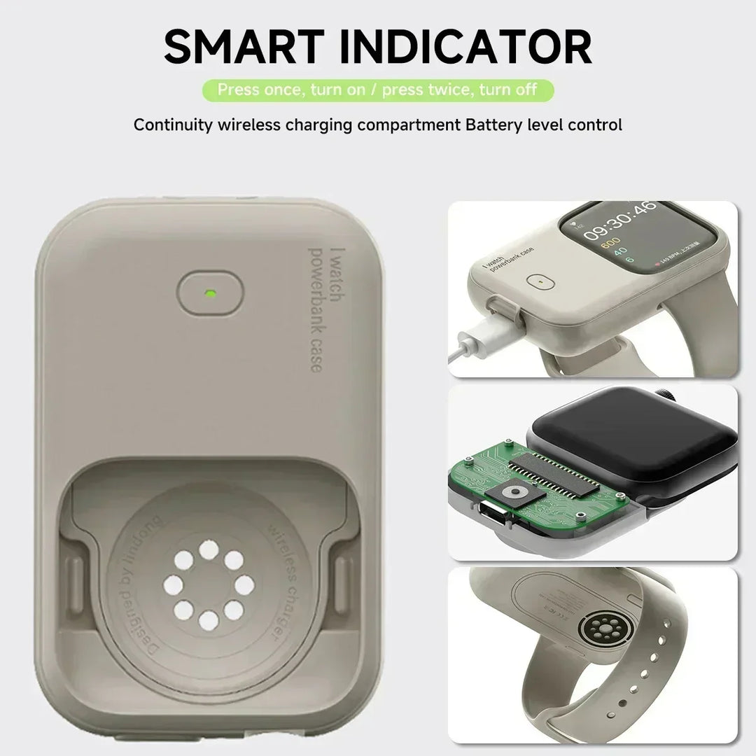 Hordozható Vezeték nélküli Töltő Apple Watch-hoz – WatchCharge (1+1 INGYEN)