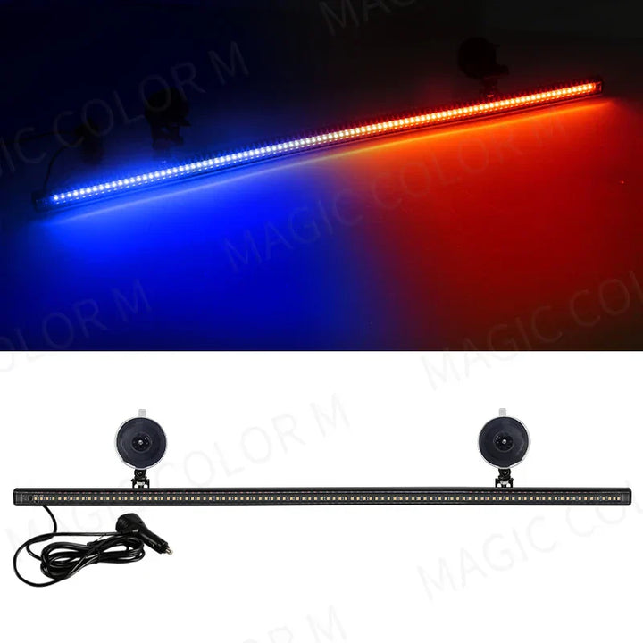 96 LED Stroboszkóp Fénycsík – Veyra – (Autós Vészjelző)