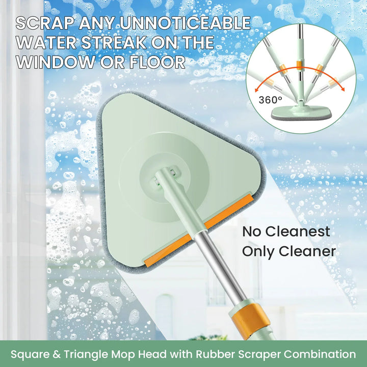 Öntisztító lapos mop vödörrel - SpinMop