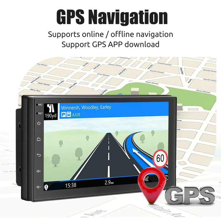 Univerzális Android autós lejátszó érintőképernyővel, GPS-szel és vezeték nélküli CarPlay-jel