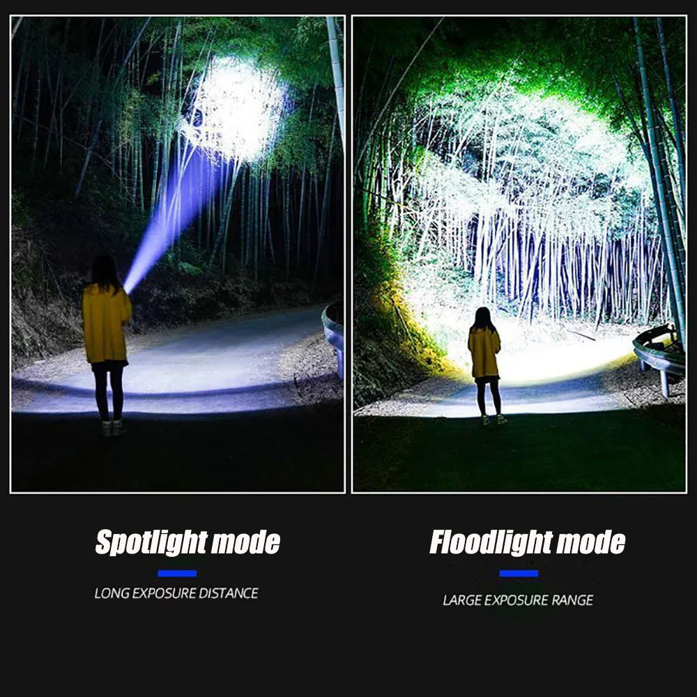 Újratölthető 10000 Lumen LED Zseblámpa – Striker