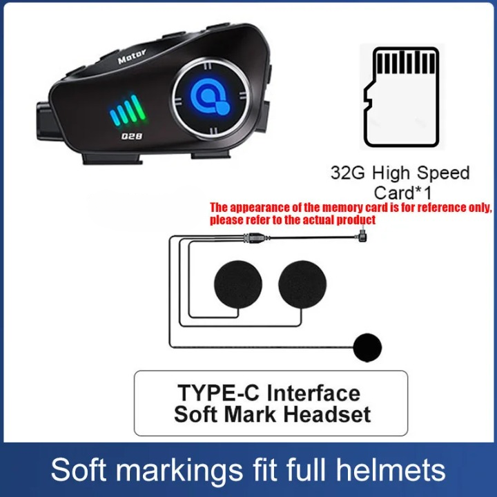 Bluetooth Motorcycle Helmet Camera 1080P HD Vízálló – ApexRide